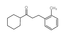 CYCLOHEXYL 2-(2-METHYLPHENYL)ETHYL KETONE structure