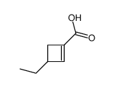 1-Cyclobutene-1-carboxylic acid, 3-ethyl- (7CI,9CI)结构式