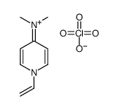 1-ethenyl-N,N-dimethylpyridin-1-ium-4-amine,perchlorate Structure