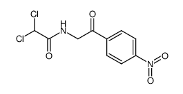 dichloro-acetic acid-(4-nitro-phenacylamide)结构式