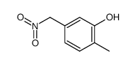 (3-Hydroxy-4-methyl-phenyl)-nitro-methan Structure