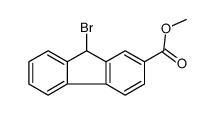 methyl 9-bromo-9H-fluorene-2-carboxylate结构式