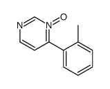 6-(2-methylphenyl)-1-oxidopyrimidin-1-ium Structure