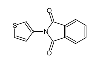 2-thiophen-3-ylisoindole-1,3-dione Structure