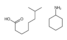 isononanoic acid, compound with cyclohexylamine (1:1) Structure