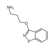 3-(1,2-benzisothiazol-3-yloxy)propylamine Structure