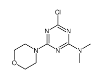 4-chloro-N,N-dimethyl-6-morpholin-4-yl-1,3,5-triazin-2-amine Structure