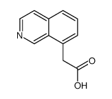 8-Isoquinolinylacetic acid结构式