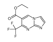 7-(三氟甲基)咪唑并[1,2-a]嘧啶-6-羧酸乙酯结构式