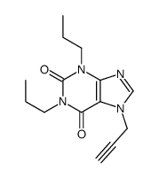 3,7-二氢-1,3-二丙基-7-(2-丙炔-1-基)-1H-嘌呤-2,6-二酮结构式