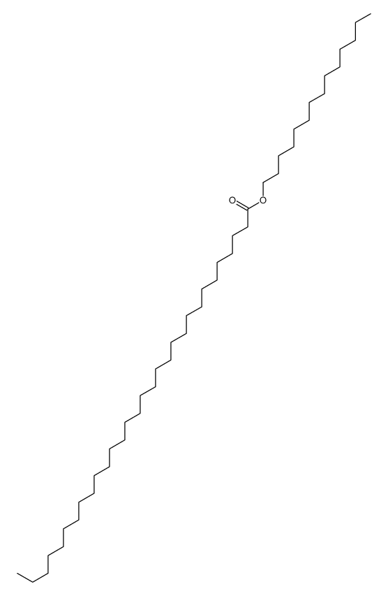 tetradecyl triacontanoate Structure