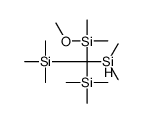 [dimethylsilyl-bis(trimethylsilyl)methyl]-methoxy-dimethylsilane结构式