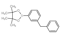 2-(3-benzylphenyl)-4,4,5,5-tetramethyl-1,3,2-dioxaborolane structure