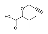 3-Methyl-2-(2-propyn-1-yloxy)butanoic acid Structure