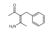 (Z)-4-amino-3-benzylpent-3-en-2-one Structure