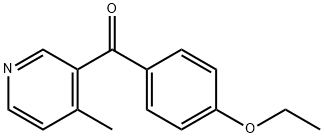 3-(4-Ethoxybenzoyl)-4-methylpyridine结构式