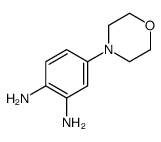 4-吗啉苯-1,2-二胺结构式