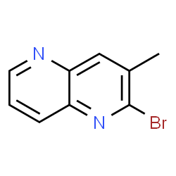 2-Bromo-3-methyl-1,5-naphthyridine structure