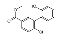 methyl 4-chloro-3-(2-hydroxyphenyl)benzoate结构式