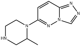 2-methyl-1-{[1,2,4]triazolo[4,3-b]pyridazin-6-yl}piperazine Structure