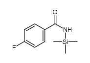 4-fluoro-N-(trimethylsilyl)benzamide Structure