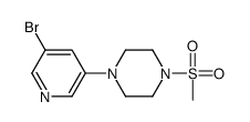 1-(5-bromopyridin-3-yl)-4-methylsulfonylpiperazine picture