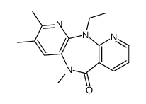 11-ethyl-2,3,5-trimethyldipyrido[2,3-b:2',3'-f][1,4]diazepin-6-one Structure