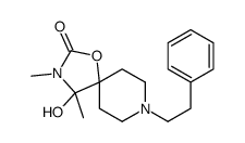 4-hydroxy-3,4-dimethyl-8-(2-phenylethyl)-1-oxa-3,8-diazaspiro[4.5]decan-2-one Structure