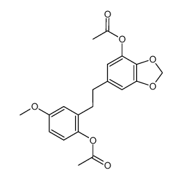 cirrhopetalidinin diacetate结构式