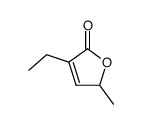 3-ethyl-5-methyl-2[5H]furanone结构式