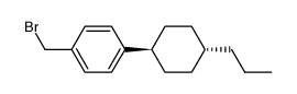 1-Bromomethyl-4-(4-propyl-cyclohexyl)-benzene结构式