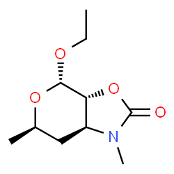 2H-Pyrano[4,3-d]oxazol-2-one,4-ethoxyhexahydro-1,6-dimethyl-,[3aR-(3aalpha,4bta,6alpha,7abta)]-(9CI) picture