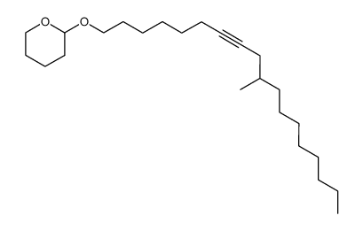 2-((10-methyloctadec-7-yn-1-yl)oxy)tetrahydro-2H-pyran Structure