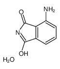 4-aminoisoindole-1,3-dione,hydrate Structure