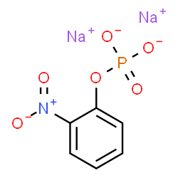 disodium (2-nitrophenoxy)-dioxido-oxo-phosphorane structure