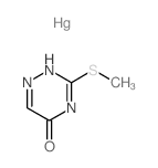 3-methylsulfanyl-2H-1,2,4-triazin-5-one structure