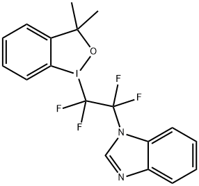 Alcohol Togni-(BenzimidazolylCF2CF2)-reagent structure