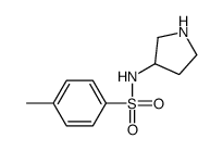 Benzenesulfonamide, 4-methyl-N-3-pyrrolidinyl- (9CI) Structure