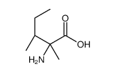 D-Alloisoleucine, 2-methyl- (9CI) structure