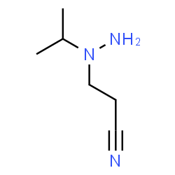 1-(2-Cyanoethyl)-1-isopropyl hydrazine Structure