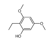 2-ethyl-3,5-dimethoxyphenol Structure