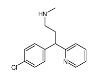 N-desmethylchlorpheniramine Structure