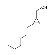 (2-hexylcycloprop-2-en-1-yl)methanol Structure