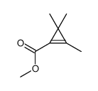 methyl 2,3,3-trimethylcyclopropene-1-carboxylate Structure