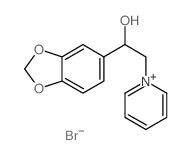 Pyridinium,1-[2-(1,3-benzodioxol-5-yl)-2-hydroxyethyl]-, bromide (1:1) picture