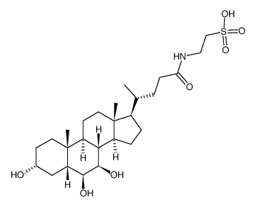 Tauro-β-muricholic acid structure