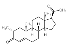 Pregn-4-ene-3,20-dione,2-methyl-, (2a)-(9CI)结构式