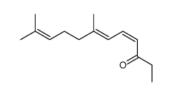 7,11-dimethyldodeca-4,6,10-trien-3-one Structure