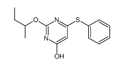 2-butan-2-yloxy-4-phenylsulfanyl-1H-pyrimidin-6-one结构式