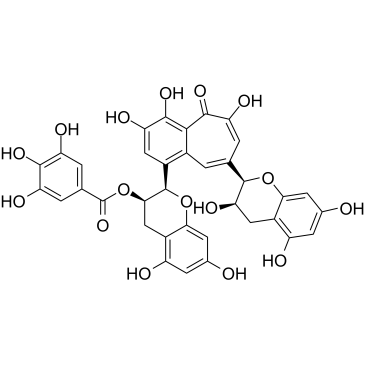 Theaflavin-3'-gallate Structure